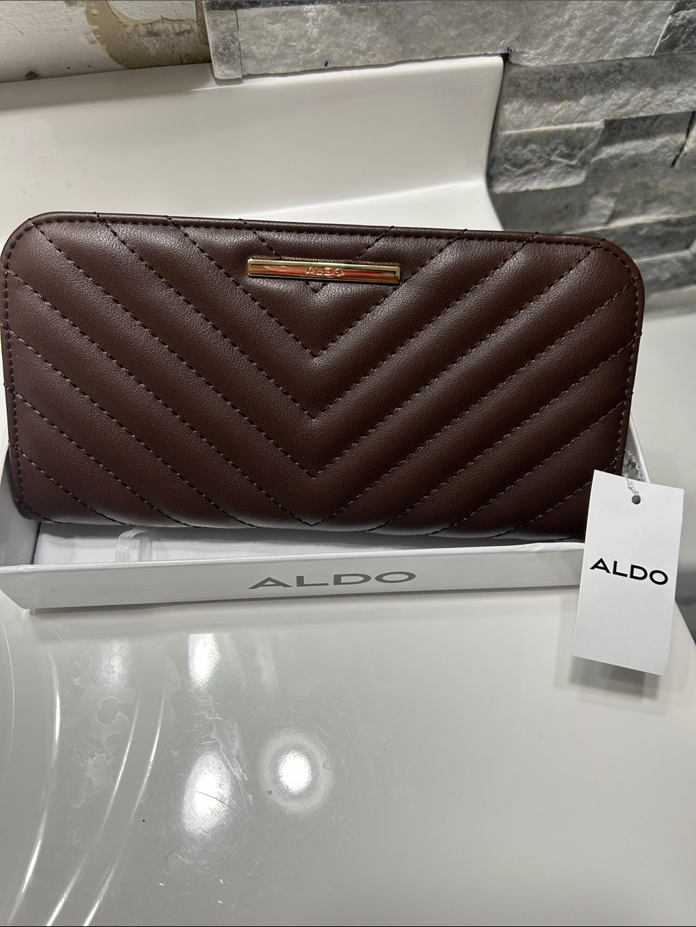 Aldo Brown handbag by Aldo